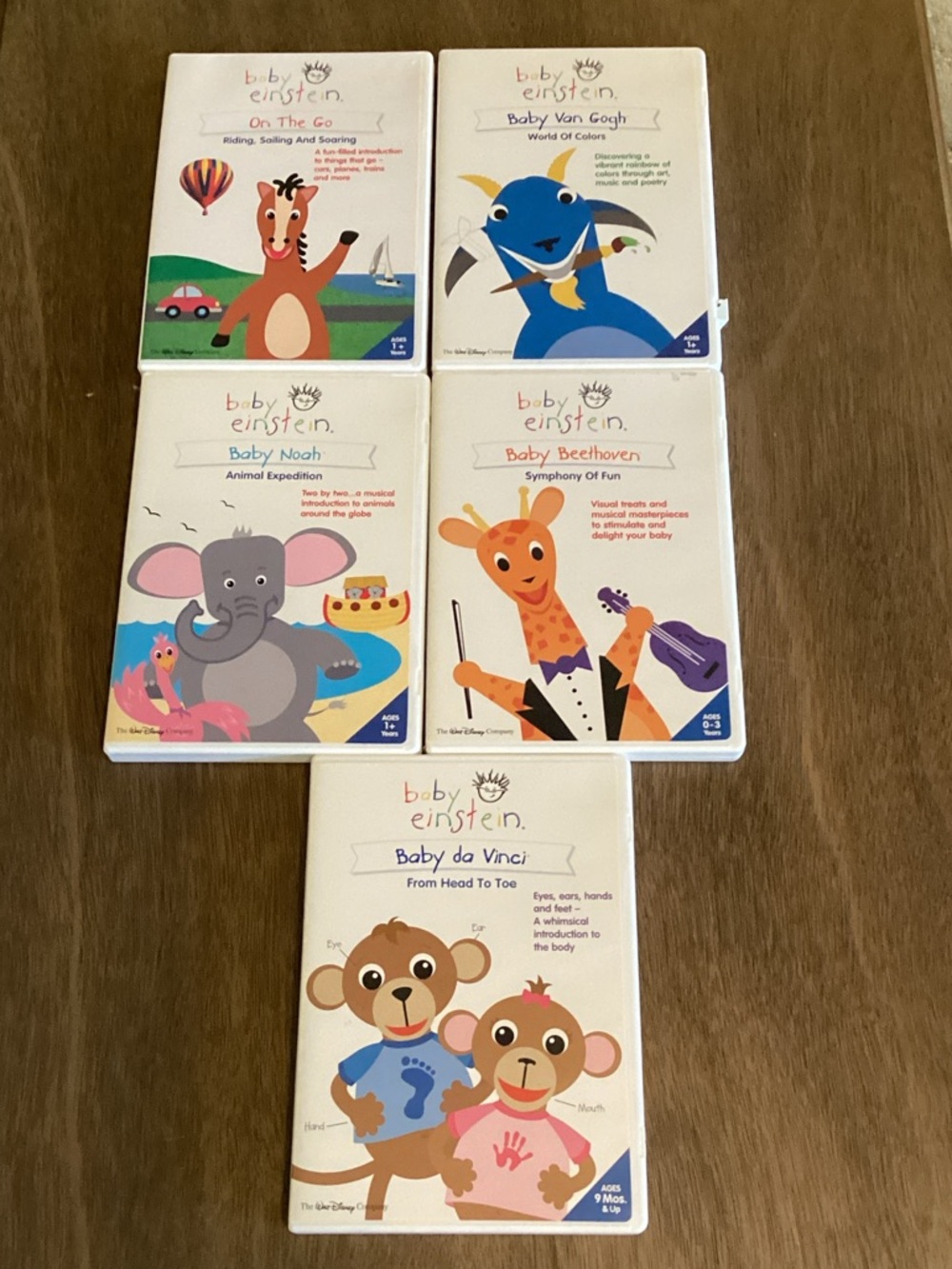 Baby Einstein Learning DVD Set Of Five